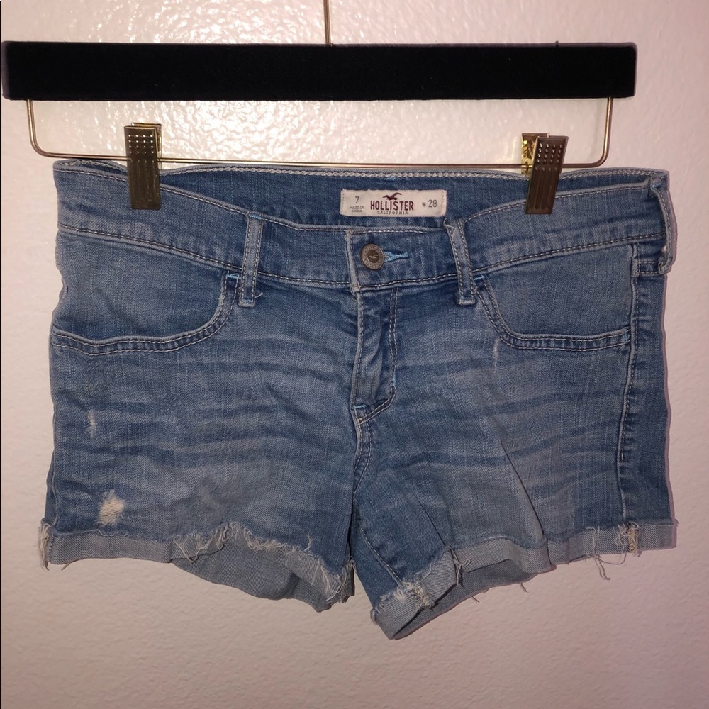 Hollister Light Wash Shorts